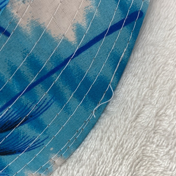 Blue tropical bucket hat - Picture 6 of 16